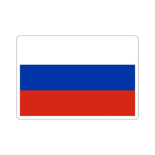 Flag of Russia STICKER Vinyl Die-Cut Decal-6 Inch-The Sticker Space