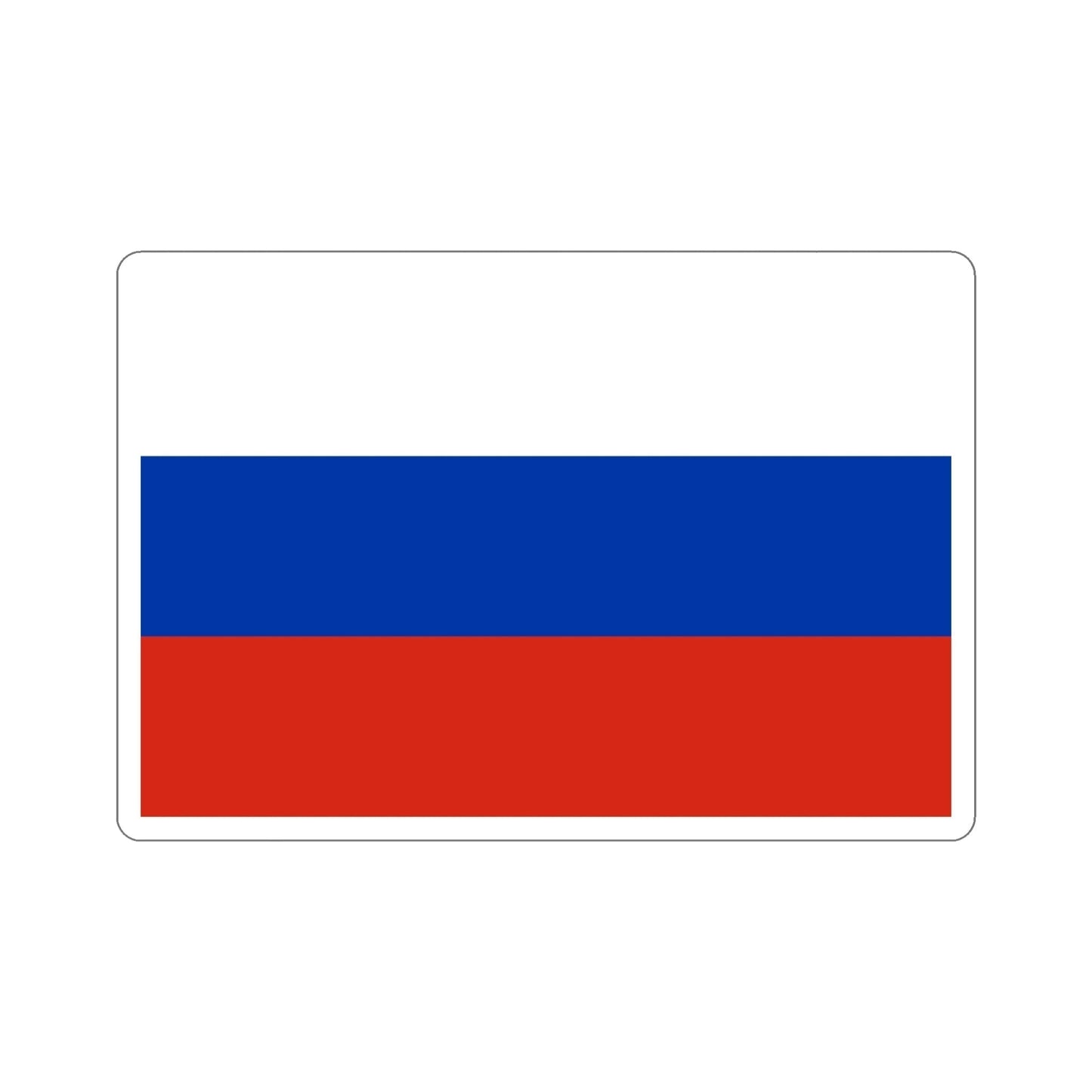 Flag of Russia STICKER Vinyl Die-Cut Decal-6 Inch-The Sticker Space