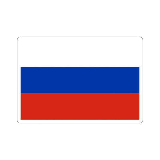 Flag of Russia STICKER Vinyl Die-Cut Decal-6 Inch-The Sticker Space