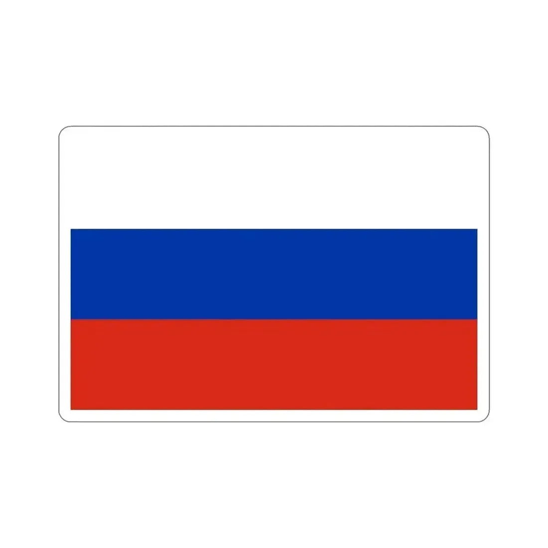 Flag of Russia STICKER Vinyl Die-Cut Decal - The Sticker Space