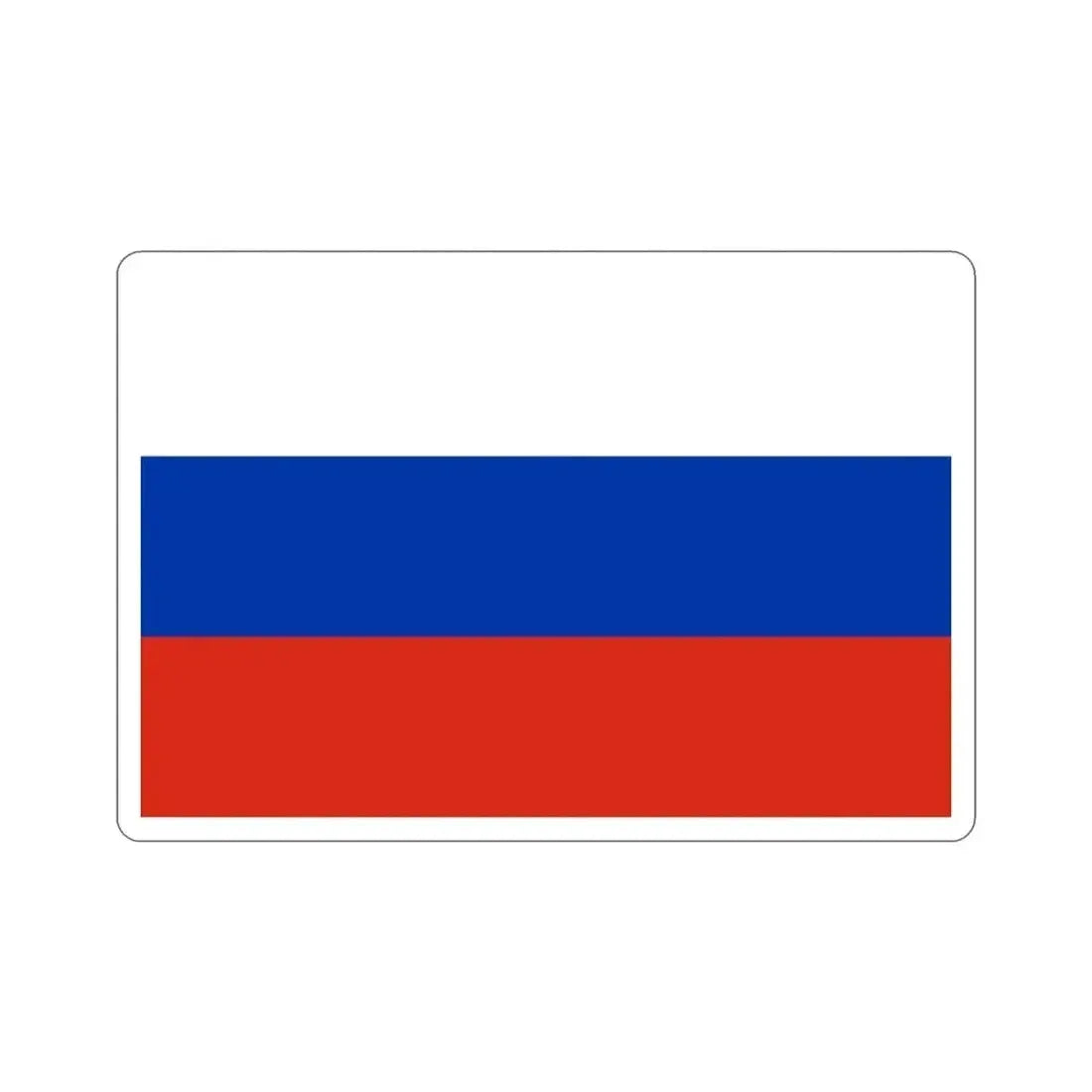 Flag of Russia STICKER Vinyl Die-Cut Decal - The Sticker Space