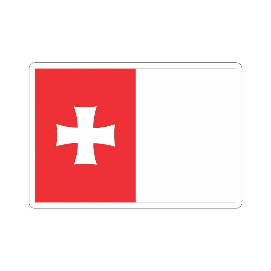 Flag of Rustavi Georgia STICKER Vinyl Die-Cut Decal 4 Inch - The Sticker Space