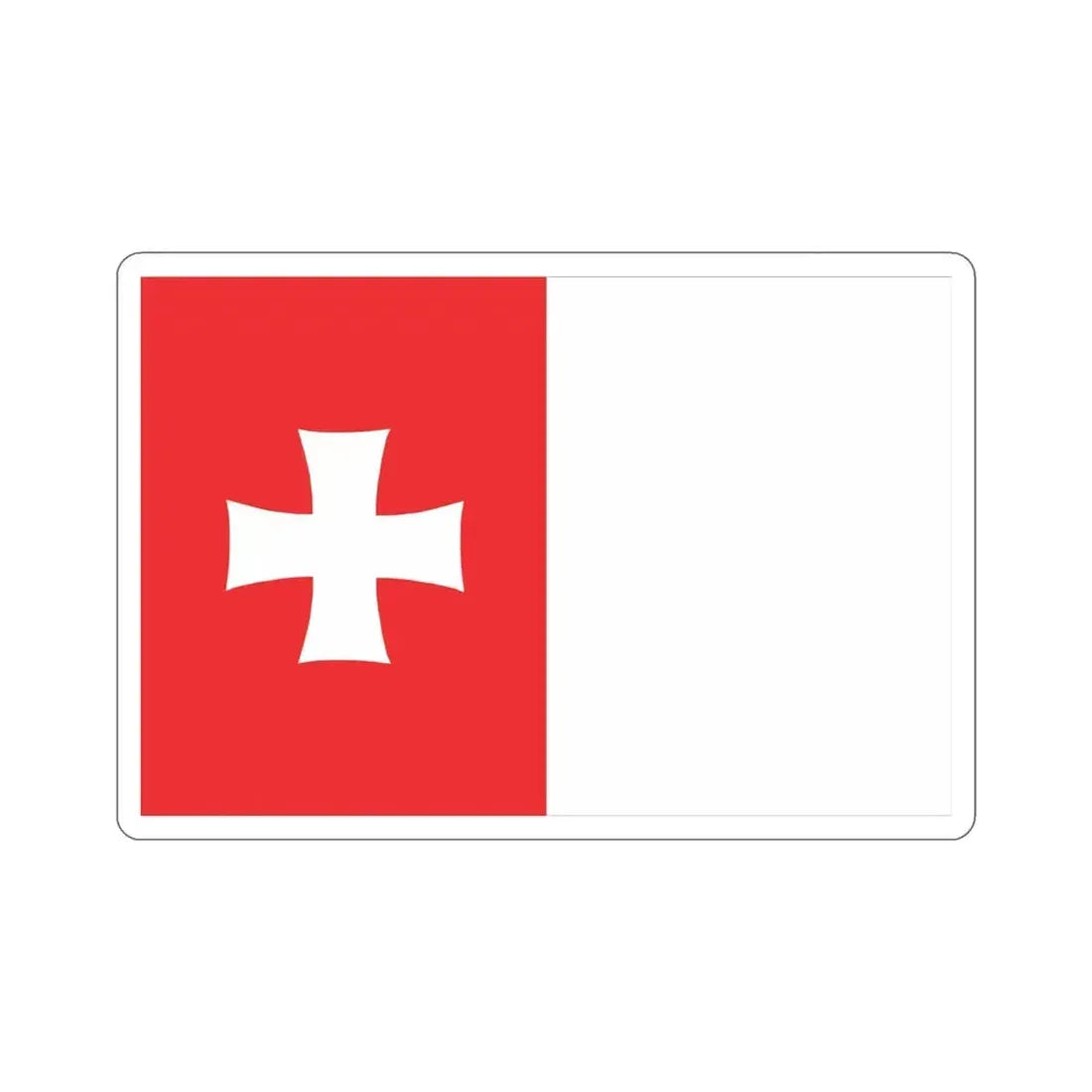 Flag of Rustavi Georgia STICKER Vinyl Die-Cut Decal 5 Inch - The Sticker Space