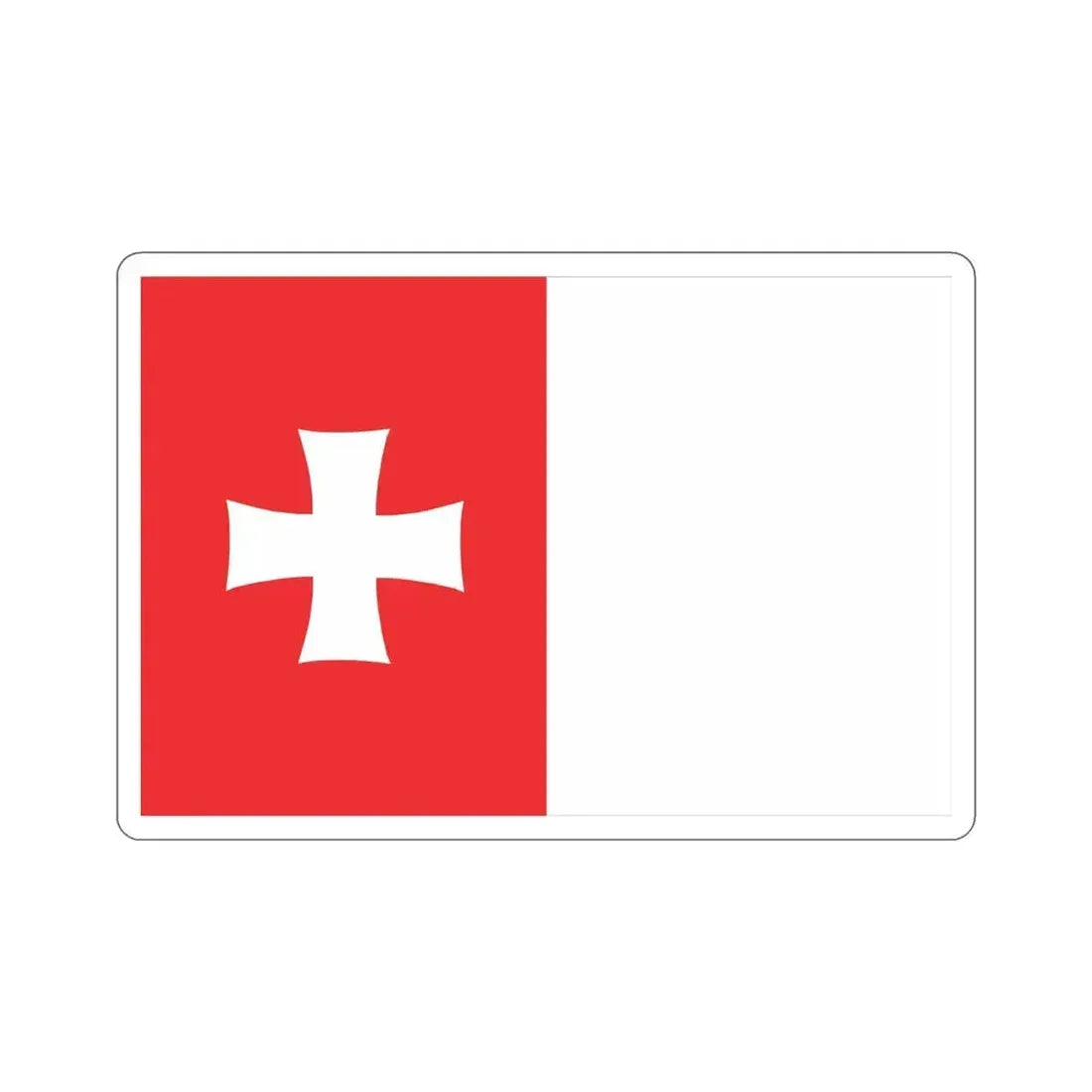 Flag of Rustavi Georgia STICKER Vinyl Die-Cut Decal 6 Inch - The Sticker Space