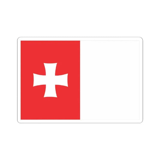 Flag of Rustavi Georgia - STICKER Vinyl Kiss-Cut Decal 2 Inch White - The Sticker Space