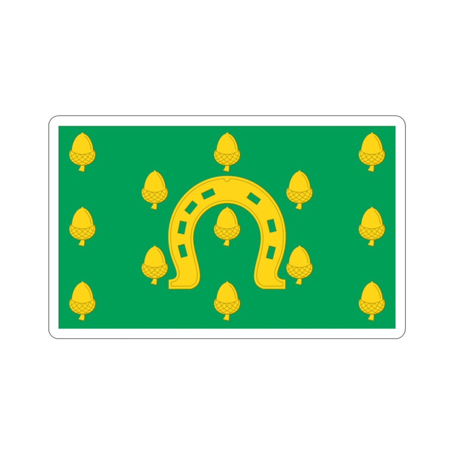 Flag of Rutland County UK STICKER Vinyl Die-Cut Decal-2 Inch-The Sticker Space