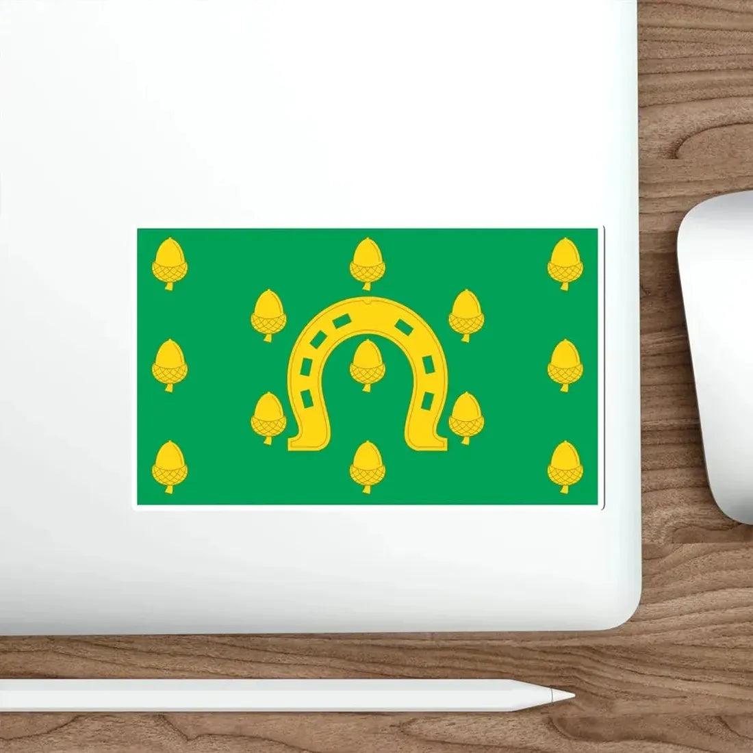 Flag of Rutland County UK STICKER Vinyl Die-Cut Decal - The Sticker Space