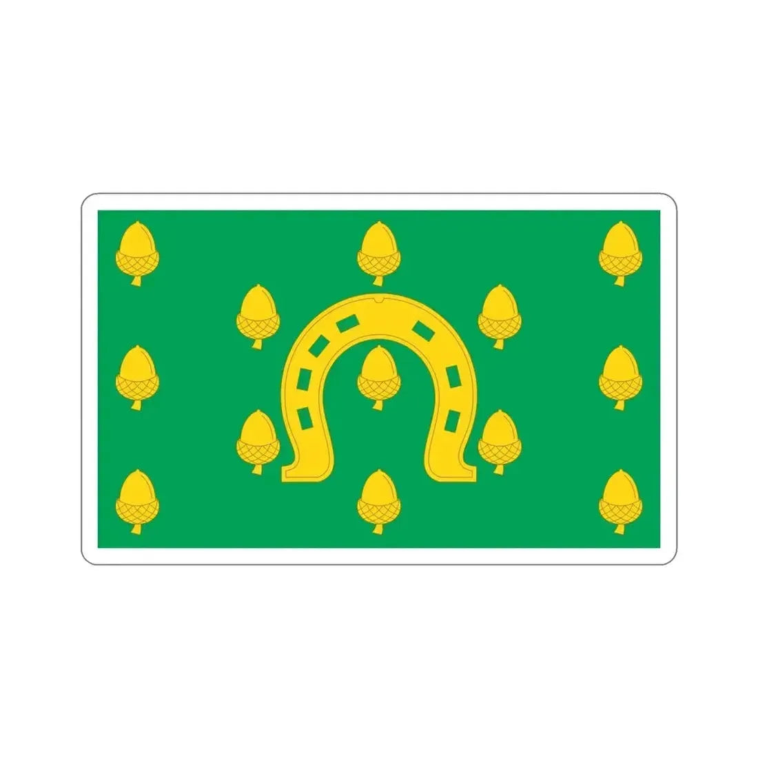 Flag of Rutland County UK STICKER Vinyl Die-Cut Decal - The Sticker Space