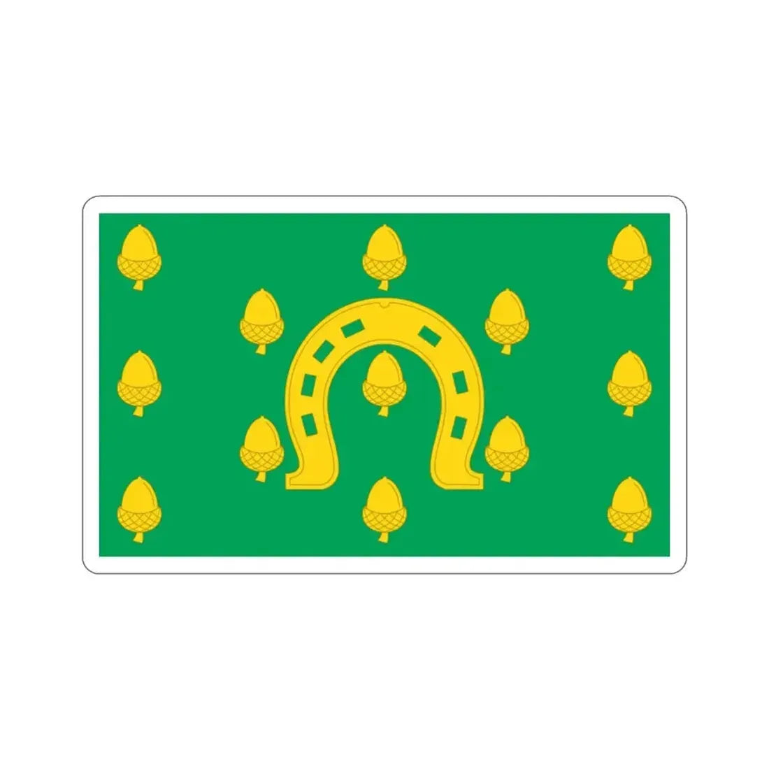 Flag of Rutland County UK STICKER Vinyl Die-Cut Decal - The Sticker Space