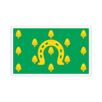 Flag of Rutland County UK - STICKER Vinyl Kiss-Cut Decal 2 Inch White - The Sticker Space