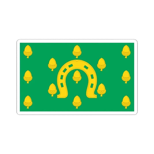 Flag of Rutland County UK - STICKER Vinyl Kiss-Cut Decal 2 Inch White - The Sticker Space