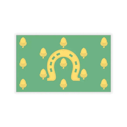 Flag of Rutland County UK - STICKER Vinyl Kiss-Cut Decal 4 Inch Transparent - The Sticker Space