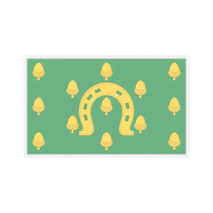 Flag of Rutland County UK - STICKER Vinyl Kiss-Cut Decal 6 Inch Transparent - The Sticker Space