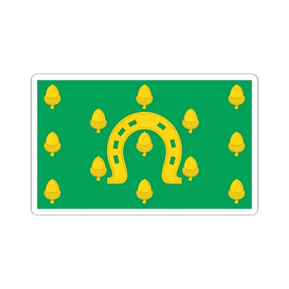 Flag of Rutland County UK - STICKER Vinyl Kiss-Cut Decal 6 Inch White - The Sticker Space