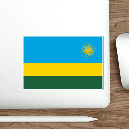 Flag of Rwanda STICKER Vinyl Die-Cut Decal-The Sticker Space