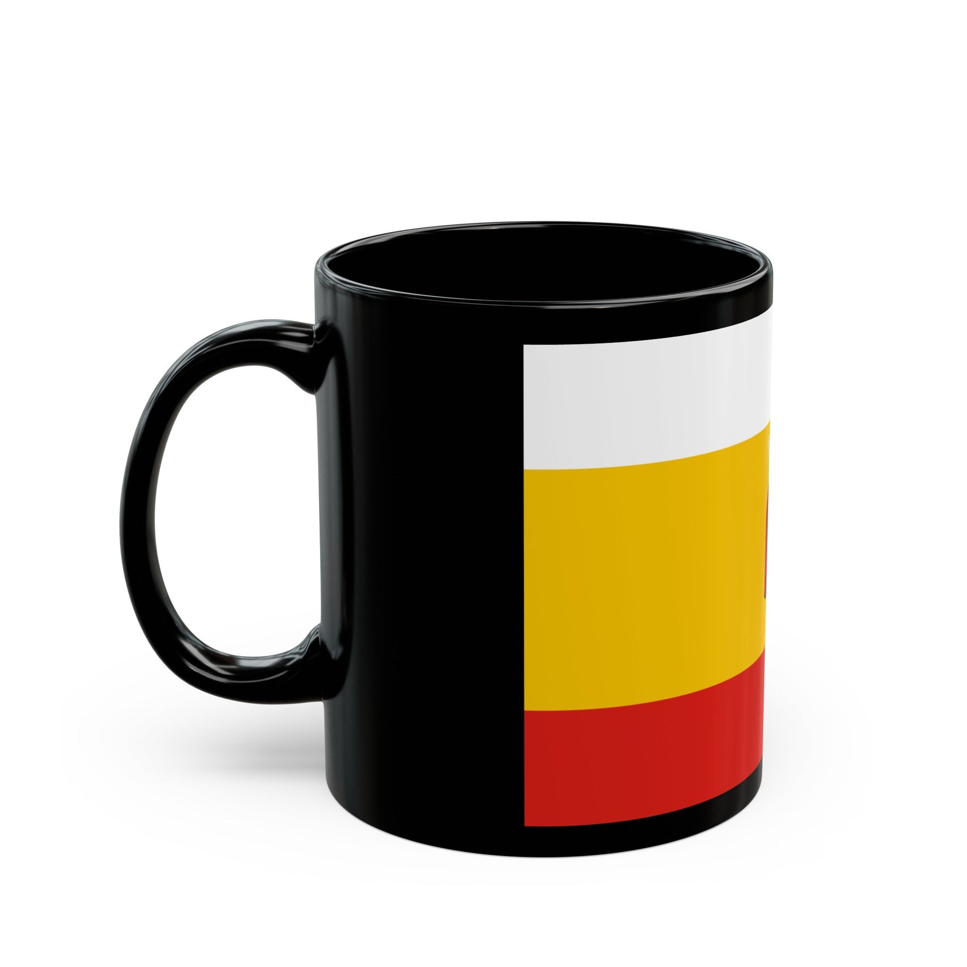 Flag of Ryazan Oblast Russia - Black Coffee Mug-The Sticker Space