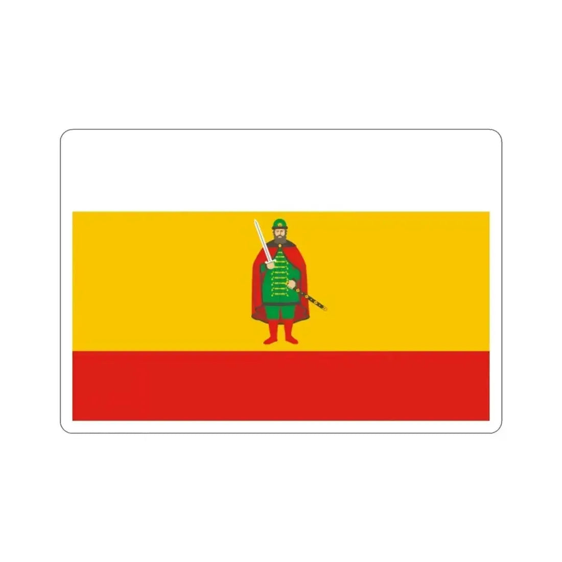 Flag of Ryazan Oblast Russia STICKER Vinyl Die-Cut Decal - The Sticker Space