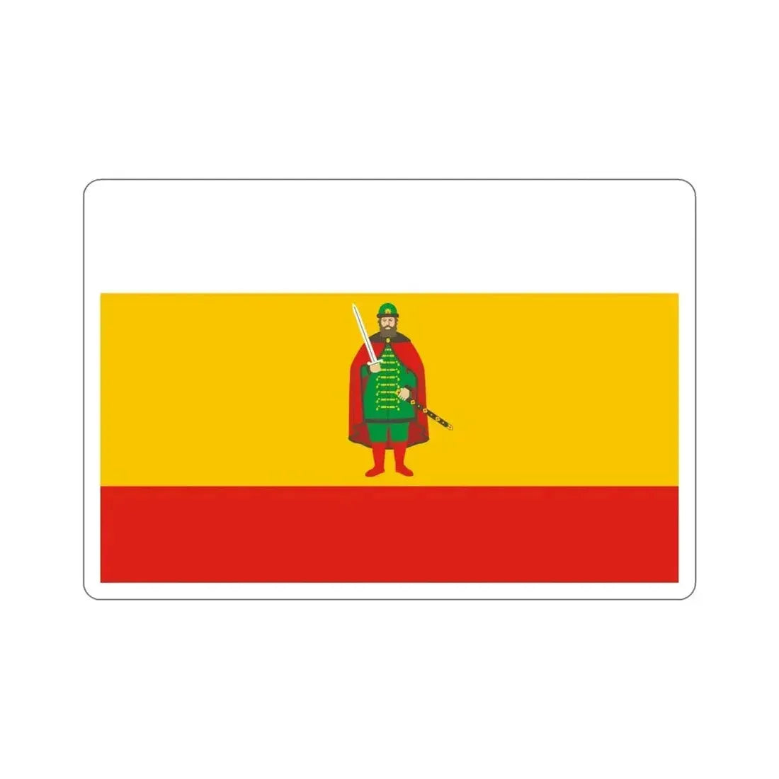 Flag of Ryazan Oblast Russia STICKER Vinyl Die-Cut Decal - The Sticker Space