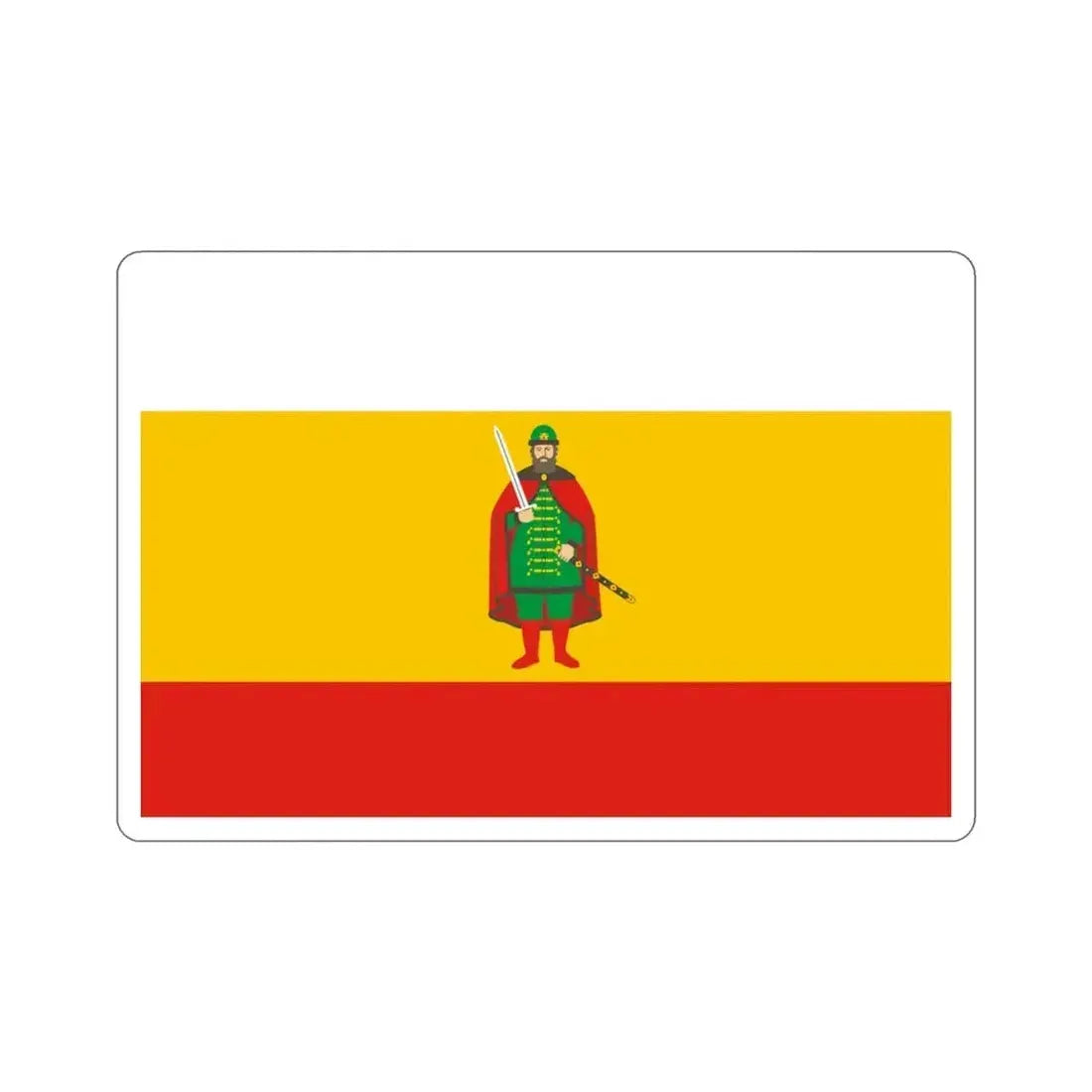 Flag of Ryazan Oblast Russia STICKER Vinyl Die-Cut Decal - The Sticker Space