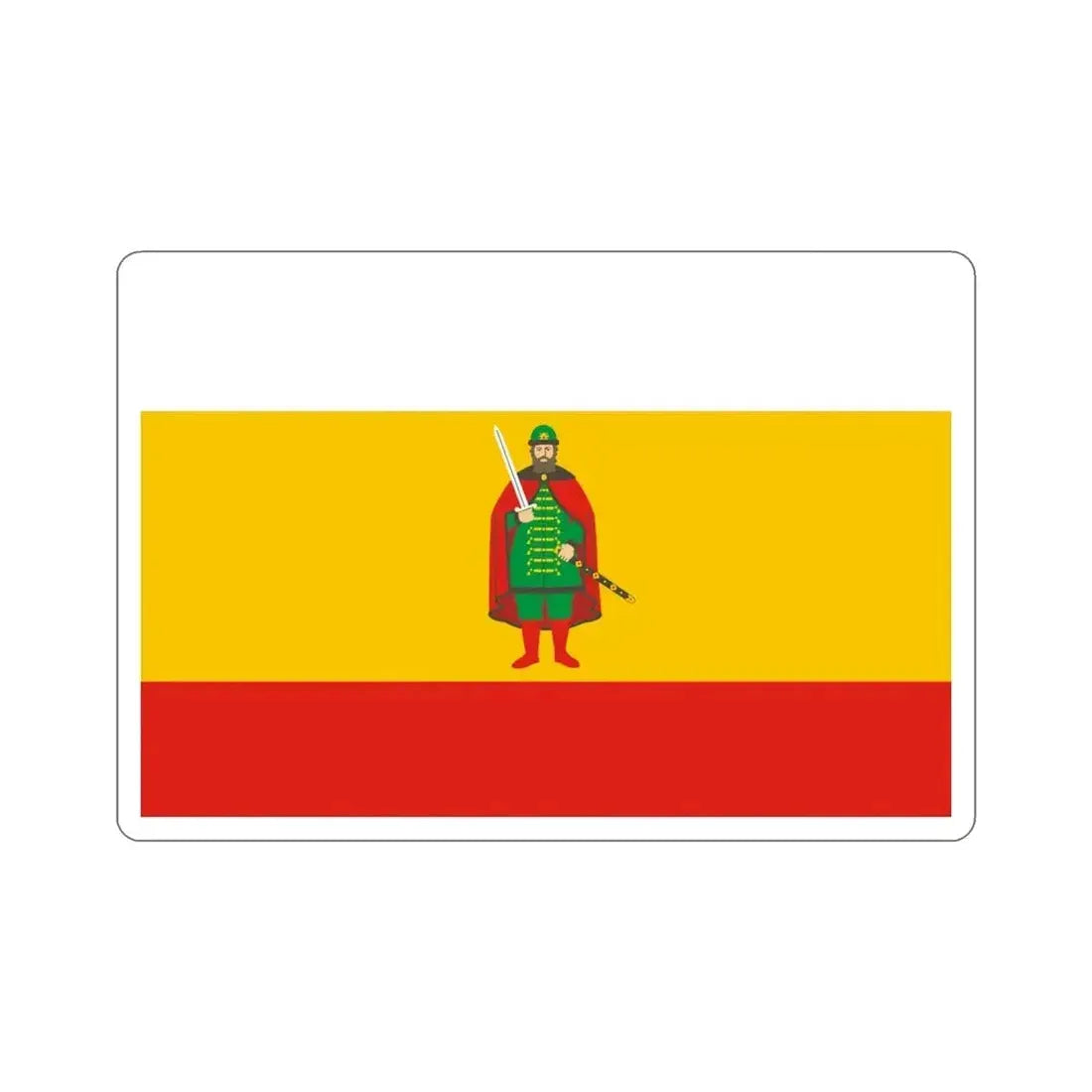 Flag of Ryazan Oblast Russia STICKER Vinyl Die-Cut Decal - The Sticker Space