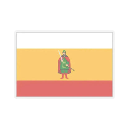 Flag of Ryazan Oblast Russia - STICKER Vinyl Kiss-Cut Decal 4 Inch Transparent - The Sticker Space