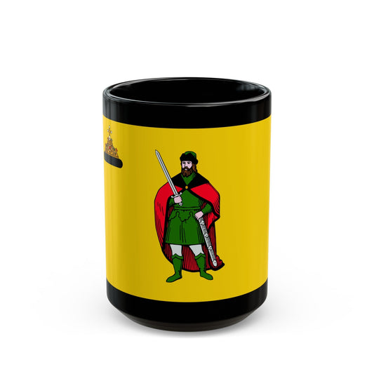 Flag of Ryazan Russia - Black Coffee Mug-15oz-The Sticker Space