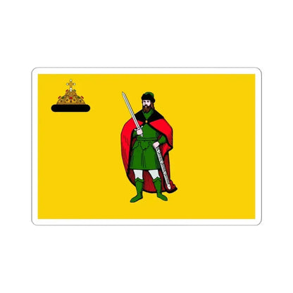 Flag of Ryazan Russia - STICKER Vinyl Kiss-Cut Decal 6 Inch White - The Sticker Space