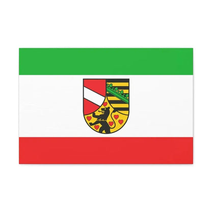 Flag of Saale Holzland Kreis Germany - Canvas Wall Art 24″ x 16″ 1.25" - The Sticker Space