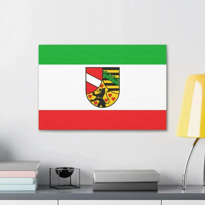 Flag of Saale Holzland Kreis Germany - Canvas Wall Art - The Sticker Space