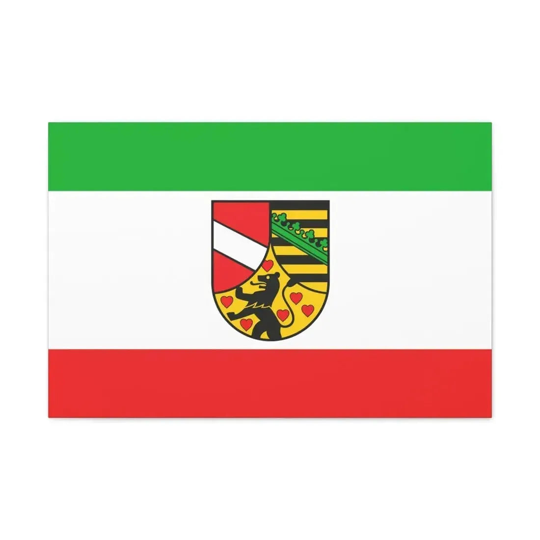 Flag of Saale Holzland Kreis Germany - Canvas Wall Art - The Sticker Space