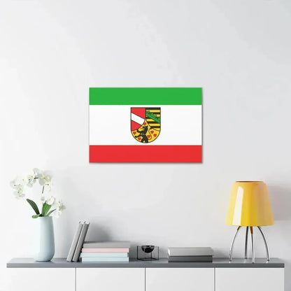 Flag of Saale Holzland Kreis Germany - Canvas Wall Art - The Sticker Space