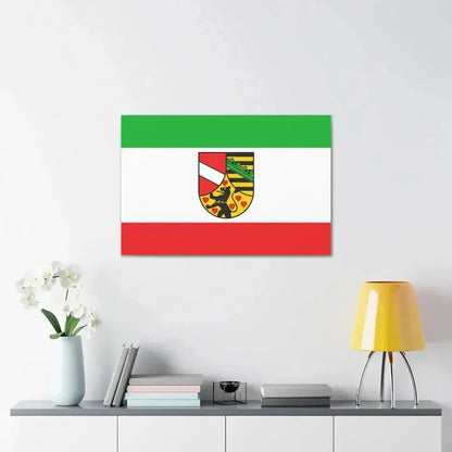 Flag of Saale Holzland Kreis Germany - Canvas Wall Art - The Sticker Space