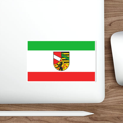 Flag of Saale Holzland Kreis Germany STICKER Vinyl Die-Cut Decal-The Sticker Space