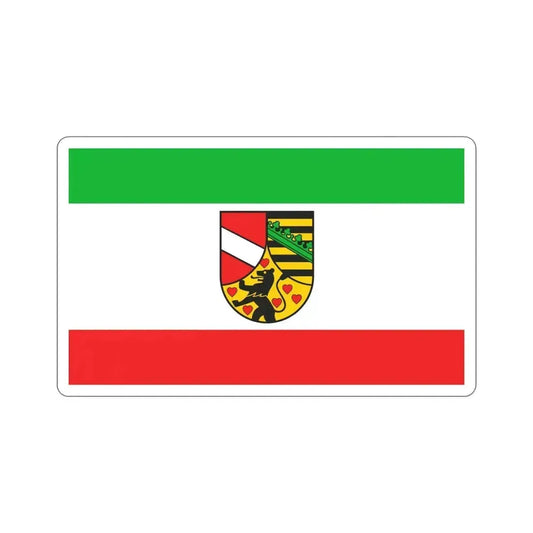 Flag of Saale Holzland Kreis Germany STICKER Vinyl Die-Cut Decal 6 Inch - The Sticker Space