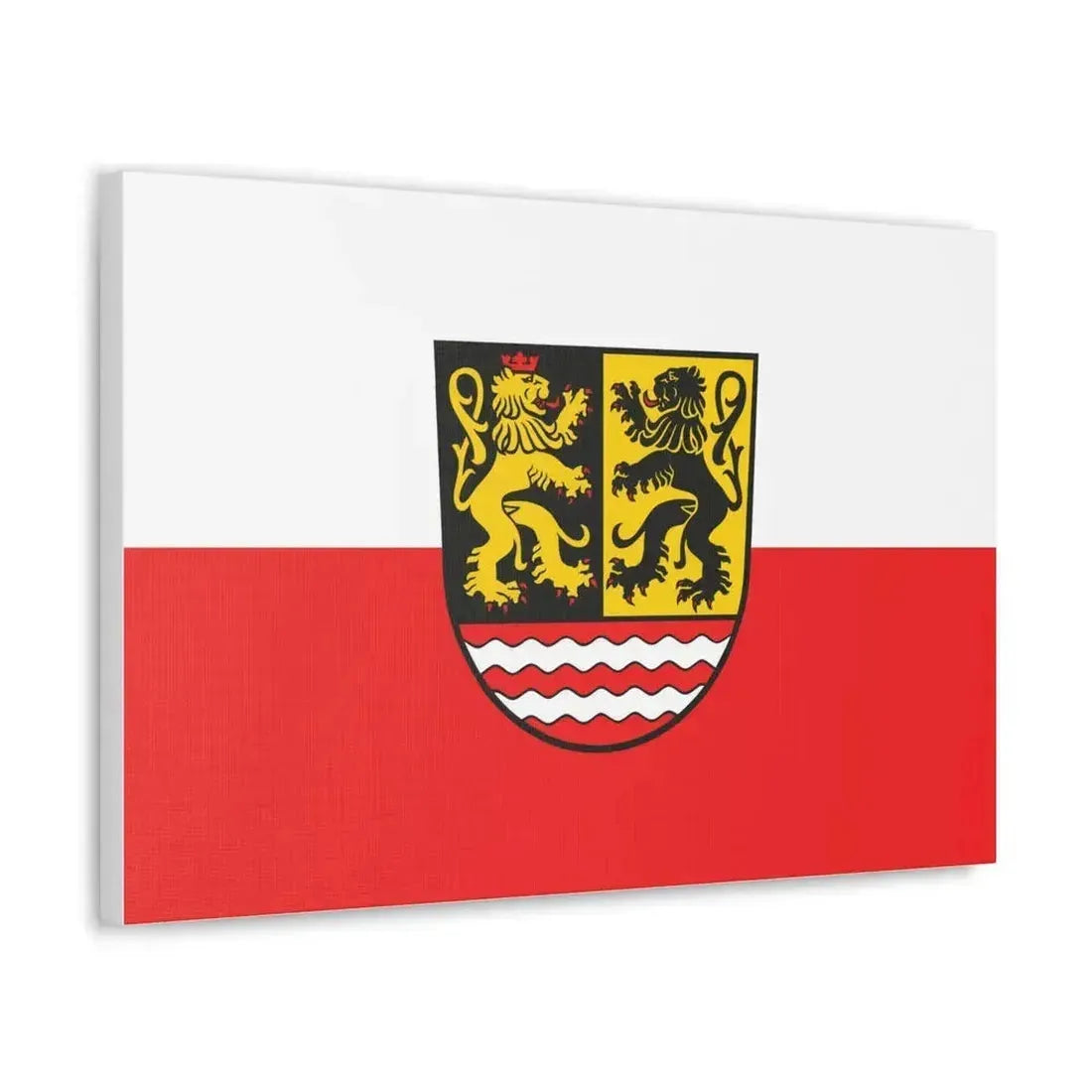 Flag of Saale Orla Kreis Germany - Canvas Wall Art - The Sticker Space