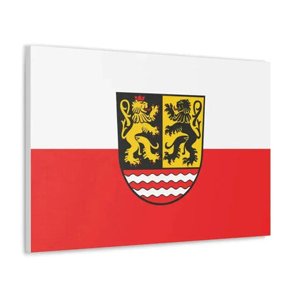 Flag of Saale Orla Kreis Germany - Canvas Wall Art - The Sticker Space