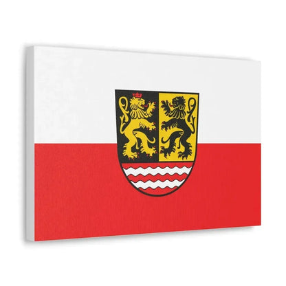 Flag of Saale Orla Kreis Germany - Canvas Wall Art - The Sticker Space