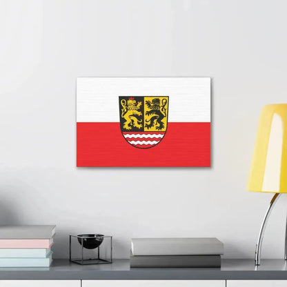Flag of Saale Orla Kreis Germany - Canvas Wall Art - The Sticker Space