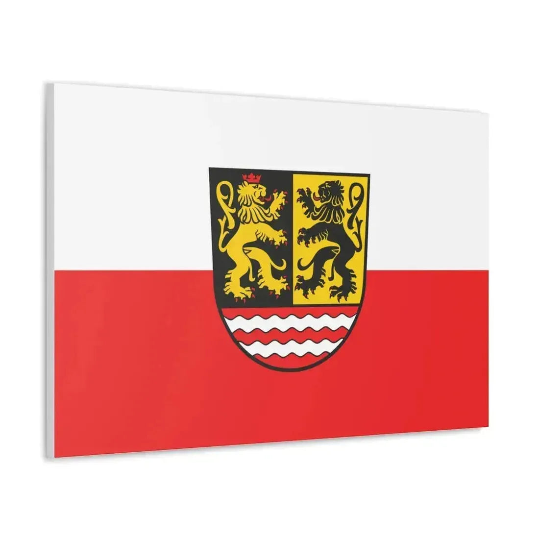 Flag of Saale Orla Kreis Germany - Canvas Wall Art - The Sticker Space