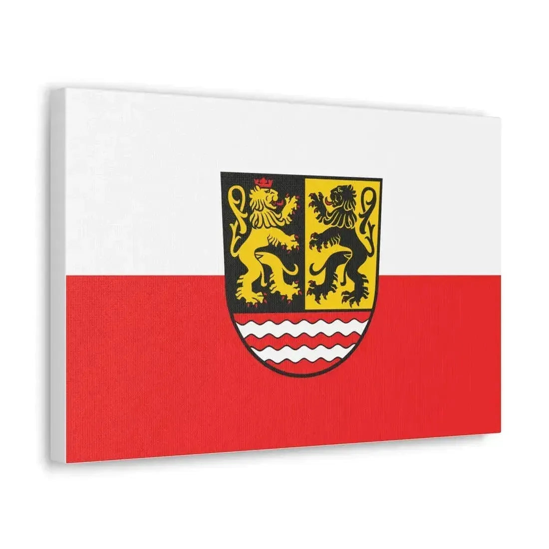 Flag of Saale Orla Kreis Germany - Canvas Wall Art - The Sticker Space