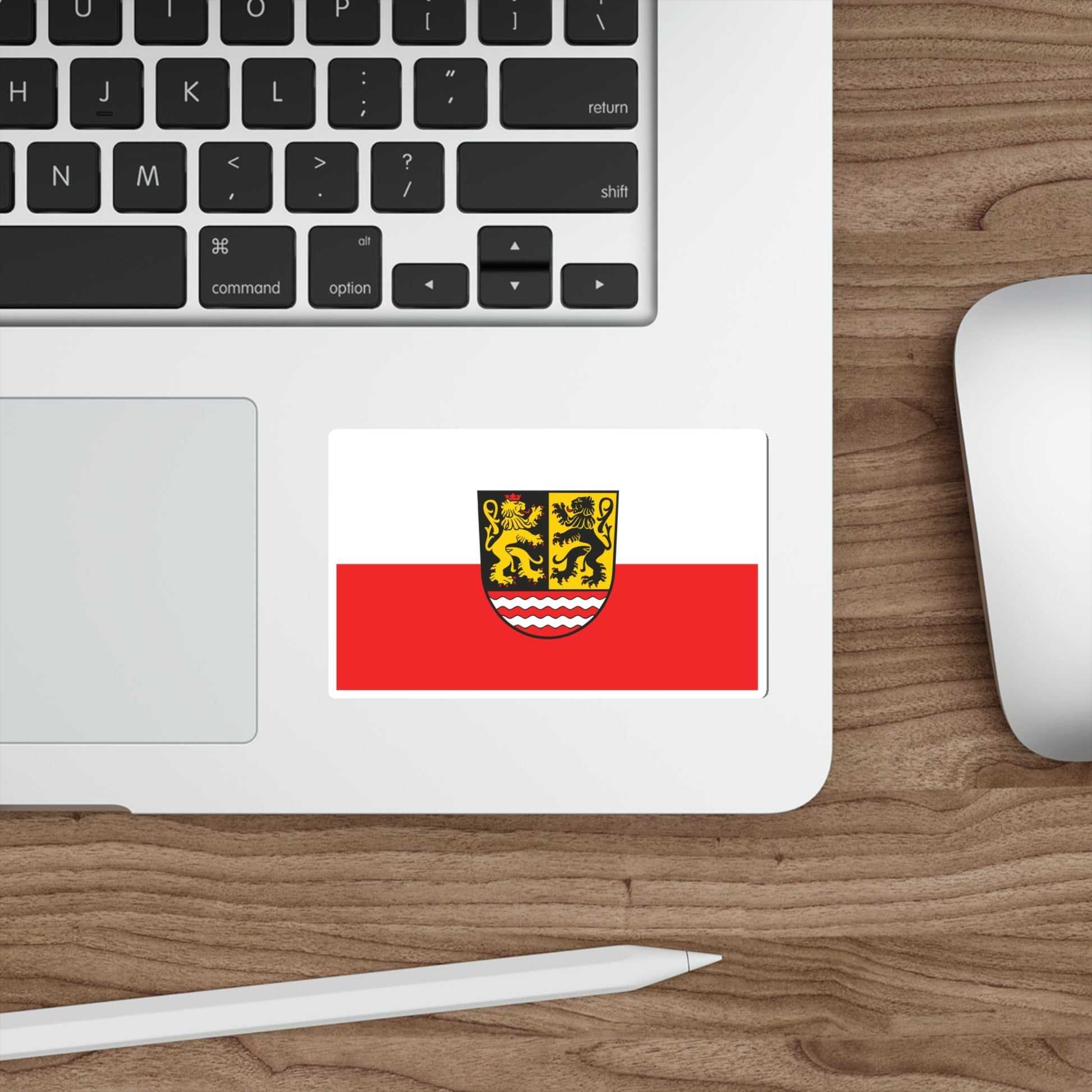 Flag of Saale Orla Kreis Germany STICKER Vinyl Die-Cut Decal-The Sticker Space