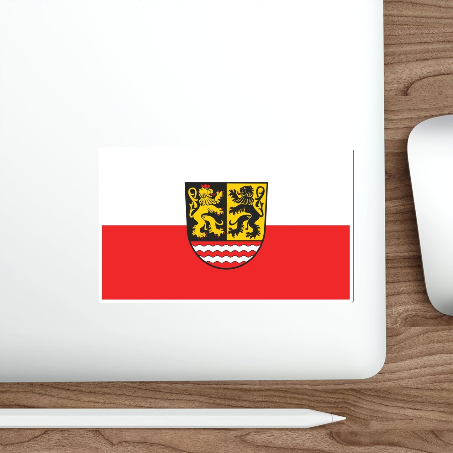 Flag of Saale Orla Kreis Germany STICKER Vinyl Die-Cut Decal-The Sticker Space