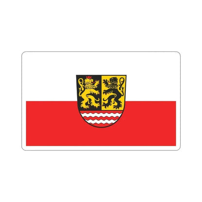 Flag of Saale Orla Kreis Germany STICKER Vinyl Die-Cut Decal 4 Inch - The Sticker Space