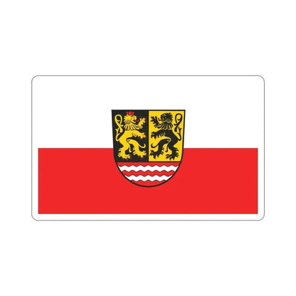 Flag of Saale Orla Kreis Germany STICKER Vinyl Die-Cut Decal 6 Inch - The Sticker Space