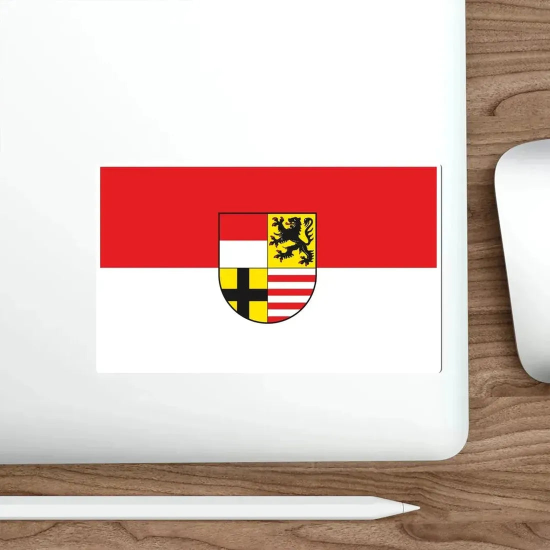 Flag of Saalekreis Germany STICKER Vinyl Die-Cut Decal - The Sticker Space