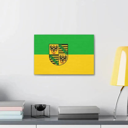 Flag of Saalfeld Rudolstadt Germany - Canvas Wall Art - The Sticker Space