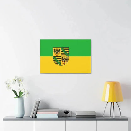 Flag of Saalfeld Rudolstadt Germany - Canvas Wall Art - The Sticker Space