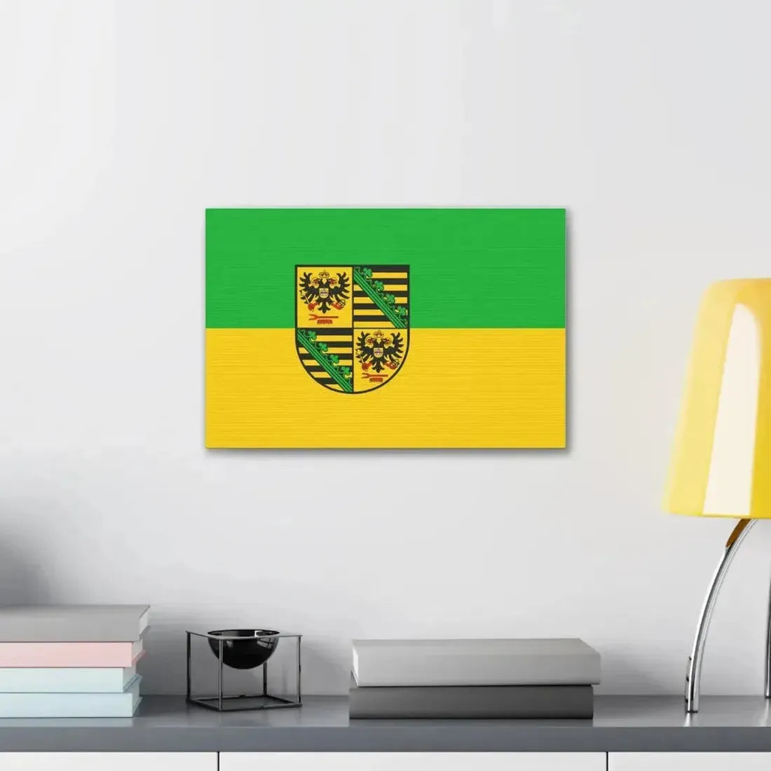 Flag of Saalfeld Rudolstadt Germany - Canvas Wall Art - The Sticker Space