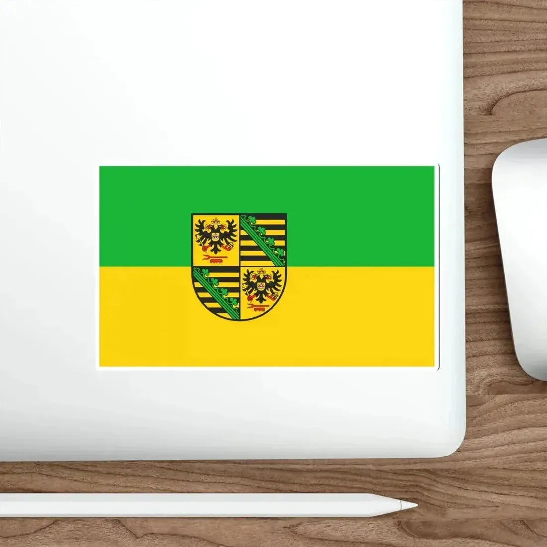 Flag of Saalfeld Rudolstadt Germany STICKER Vinyl Die-Cut Decal - The Sticker Space