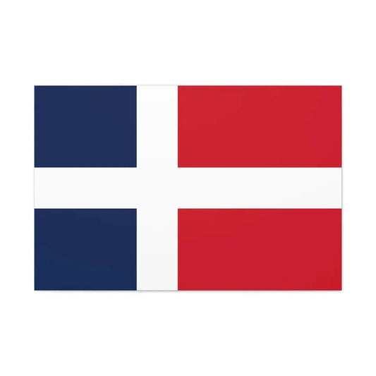 Flag of Saar Protectorate Germany - Canvas Wall Art 36" x 24" 1.25" - The Sticker Space